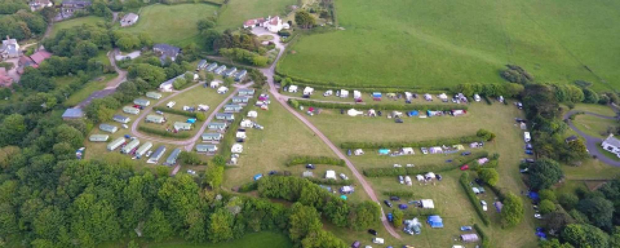 Aerial view of our Caravan and Camping Park