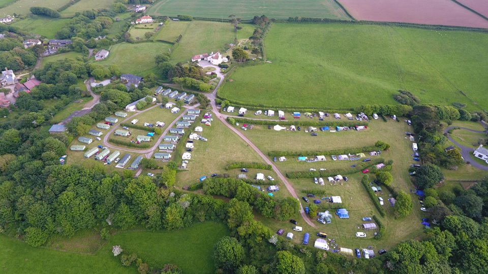 Aerial view of our Caravan and Camping Park