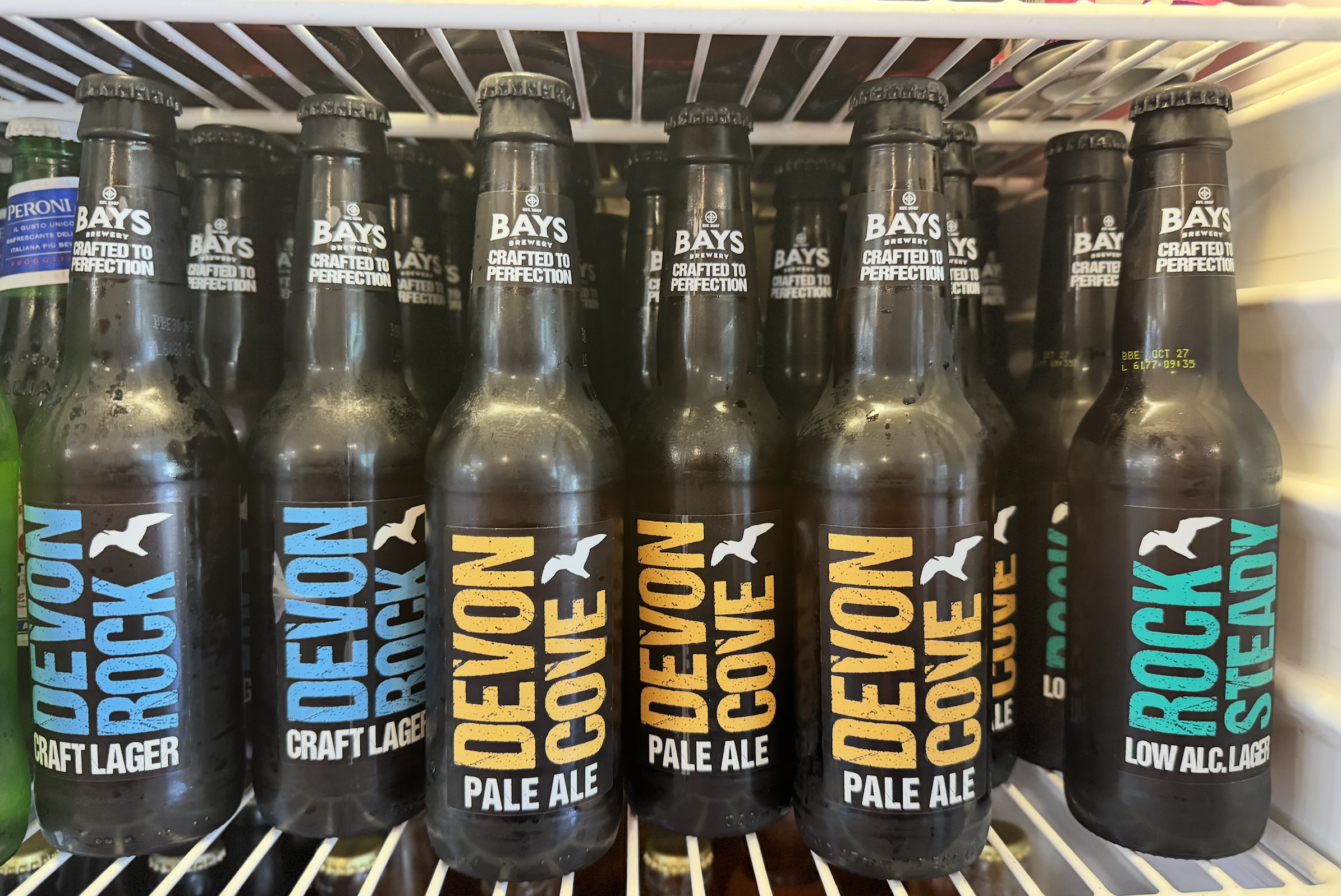 Full stock of locally brewed beer & cider